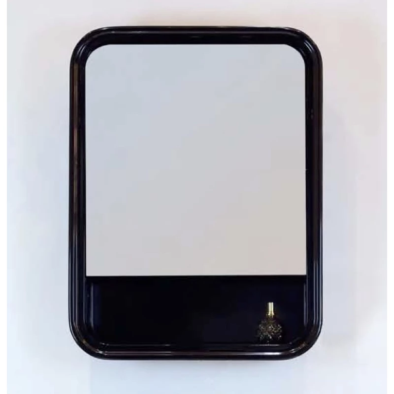 Зеркальный шкаф 55x73 см черный глянец BelBagno Prado PRADO-SPC-550-1A-NL