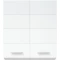 Шкаф двустворчатый 65x70 белый глянец/белый матовый Corozo Денвер SD-00000561 - 1