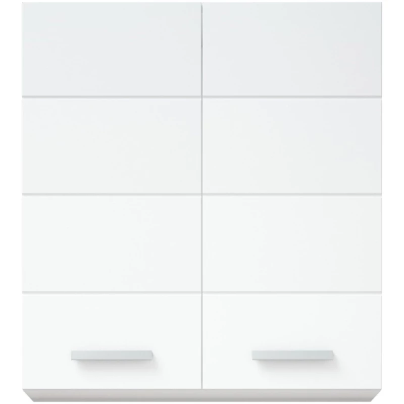 Шкаф двустворчатый 65x70 белый глянец/белый матовый Corozo Денвер SD-00000561