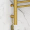 Полотенцесушитель электрический 1200x600 золотой МЭМ левый Сунержа Богема с полкой 3.0 03-5808-1260 - 3
