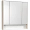 Зеркальный шкаф 80x86 см белый глянец/ясень фабрик Акватон Рико 1A215302RIB90 - 1