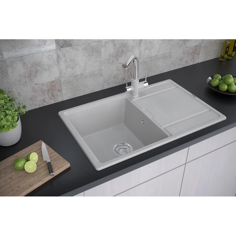 Кухонная мойка Paulmark Flugen серый PM217850-GR