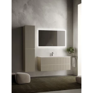 Изображение товара комплект мебели бежевый матовый 121 см sancos snob r snr120ce + cn7017 + ci1200