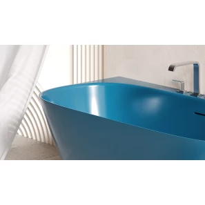 Изображение товара ванна из литьевого мрамора 180x85 см salini s-sense sofia wall, покраска по ral полностью 