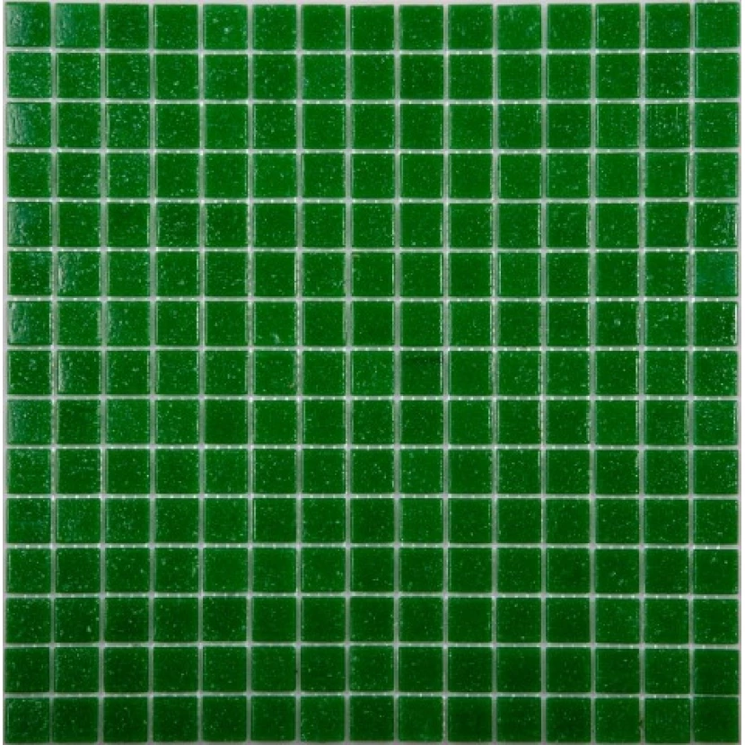 Стеклянная плитка мозаика AC01 стекло т.зеленый(2,0*2,0*4) 32,7*32,7