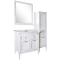 Комплект мебели белый серебряная патина 86 см с зеркалом ASB-Woodline Гранда - 2