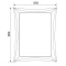 Зеркало белый глянец 65x90 см Marka One Elegant У72502 - 3