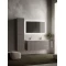 Комплект мебели серый матовый 121 см Sancos Snob R SNR120SM + CN7016 + CI1200 - 2