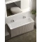 Комплект мебели серый матовый 121 см Sancos Snob R SNR120SM + CN7016 + CI1200 - 4