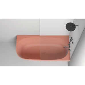 Изображение товара ванна из литьевого мрамора 170x85 см salini s-sense sofia corner r, покраска по ral полностью 102514grf