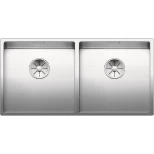 Изображение товара кухонная мойка blanco claron 400/400-if infino зеркальная полированная сталь 521617