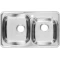 Кухонная мойка полированная сталь Ukinox Комфорт COP780.480 20GT8K 3L - 1