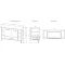 Комплект мебели белый матовый/вяз швейцарский 120 см Sanflor Ингрид C12472 + C0001915 - 4