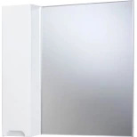 Изображение товара зеркальный шкаф 80x80 см белый глянец l bellezza андрэа 4619013002015