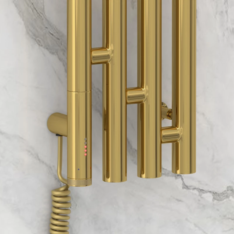 Полотенцесушитель электрический 1200x159 золотой МЭМ левый Сунержа Кантата 3.0 03-5846-1216