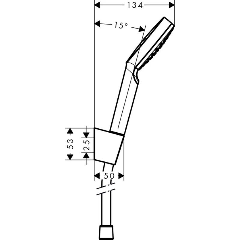 Душевой набор Hansgrohe Crometta 1jet, 1,60 м 26567400