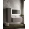 Комплект мебели серый матовый 121 см Sancos Snob R SNR120SM + CN7017 + CI1200 - 2