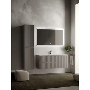 Изображение товара комплект мебели серый матовый 121 см sancos snob r snr120sm + cn7017 + ci1200