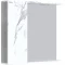 Зеркальный шкаф 75x71 см мрамор/камень бетонный L/R Onika Марбл 207524 - 1