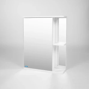 Изображение товара зеркальный шкаф 55x70 см белый l viant париж vpar55-zshl