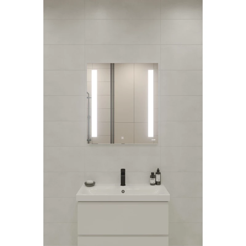 Зеркало 70x80 см Cersanit Base LU-LED020*70-b-Os