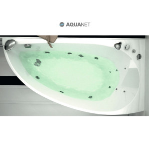 Изображение товара акриловая ванна 168,5x89,5 см правая aquanet augusta 00205467