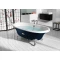 Чугунная ванна 170x85 см с противоскользящим покрытием Roca Newcast Navy Blue 233650004 - 5