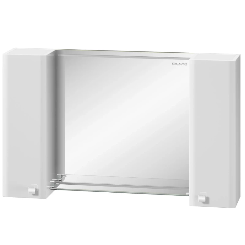 Зеркальный шкаф белый глянец 103,1x63 см Edelform Nota 35657