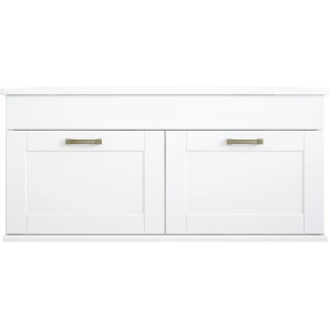 Изображение товара комплект мебели белый матовый 95 см sanflor ванесса c15327 + c15326