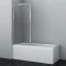 Шторка для ванны 80 см WasserKRAFT Abens 20W01-80BN прозрачное - 1