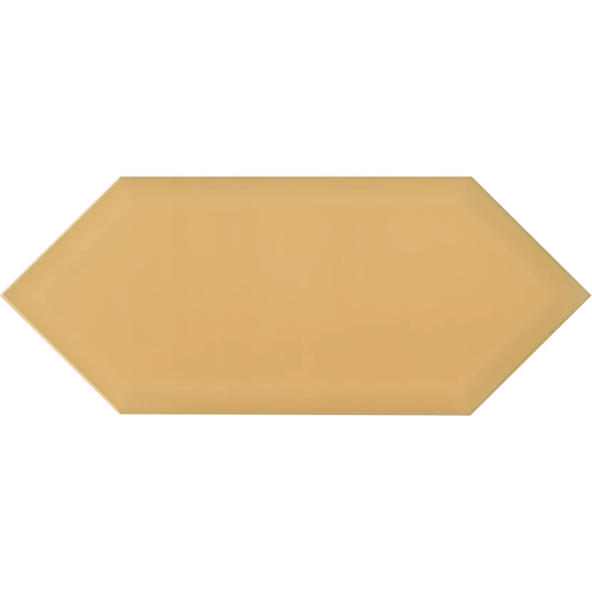 Плитка 35019 Алмаш грань желтый глянцевый 14x34