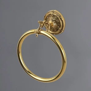 Изображение товара полотенцедержатель кольцевой античное золото art&max barocco am-1783-do-ant
