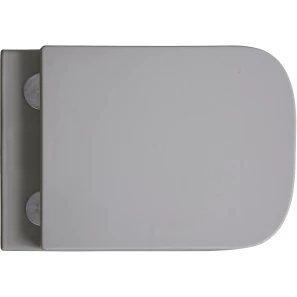 Изображение товара унитаз подвесной avimano vision 1000043 безободковый, с сиденьем микролифт, серый матовый