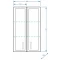 Шкаф двустворчатый подвесной 48x80 см белый глянец/белый матовый Stella Polar Концепт SP-00000139 - 4
