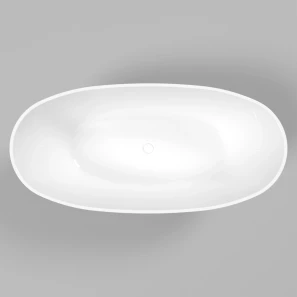 Изображение товара ванна из литьевого мрамора 160x75 см whitecross onyx b 0205.160075.10100