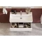 Комплект мебели белый глянец 80 см Roca Oleta A857640806 + 3274C500Y + A857647806 - 3