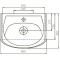 Раковина 46x35 см Corozo Уют SD-00000088 - 3