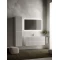 Комплект мебели белый матовый 121 см Sancos Snob R SNR120W + CN7017 + CI1200 - 2