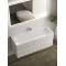 Комплект мебели белый матовый 121 см Sancos Snob R SNR120W + CN7017 + CI1200 - 4