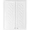 Шкаф двустворчатый подвесной белый глянец Style Line Канна ЛС-00000344 - 1