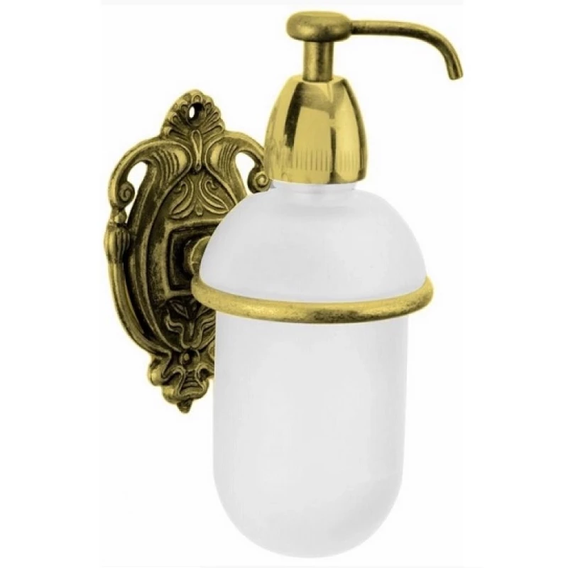 Дозатор жидкого мыла с держателем античное золото Art&Max Impero AM-1705-Do-Ant