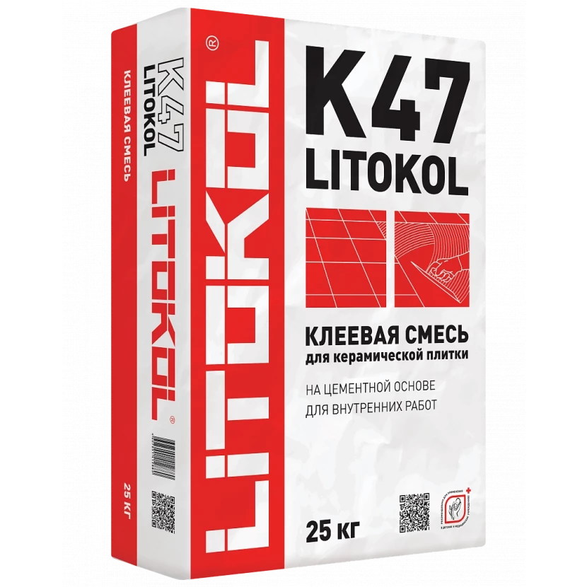 Клей Litokol Клеевая смесь для LITOKOL K47  25кг.