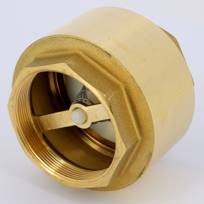 Изображение товара клапан обратный пружинный с пластиковым затвором 4" itap york 103 4'