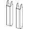 Комплект кронштейнов для унитазов с уменьшенной опорной поверхностью TECE TECEprofil 9041029 - 2