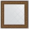 Зеркало 90x90 см виньетка состаренная бронза Evoform Exclusive-G BY 4341 - 1