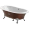 Чугунная ванна 170x85 см с противоскользящим покрытием Roca Newcast Copper 233650008 - 1