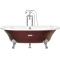 Чугунная ванна 170x85 см с противоскользящим покрытием Roca Newcast Copper 233650008 - 3