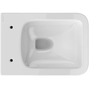 Изображение товара унитаз подвесной aqueduto macio mac0110 безободковый, с сиденьем микролифт, белый глянец
