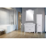 Комплект мебели белый серебряная патина 86 см ASB-Woodline Модерн
