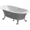Чугунная ванна 170x85 см с противоскользящим покрытием Roca Newcast Gray 233650000 - 5